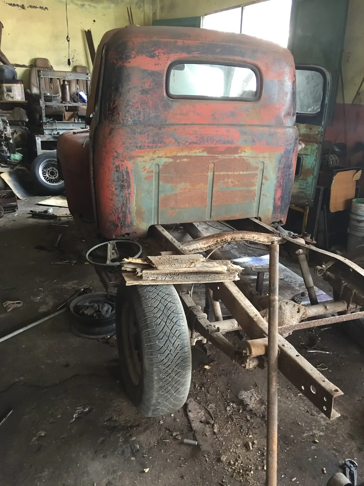 Ford Pickup antes de restauración