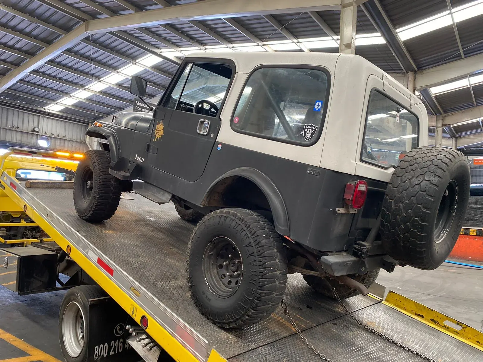 Jeep CJ7 antes de restauración